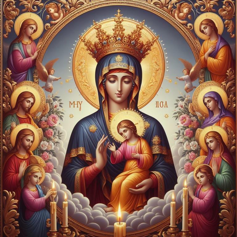 Икона Божией Матери «Знамение»: Описание иконы