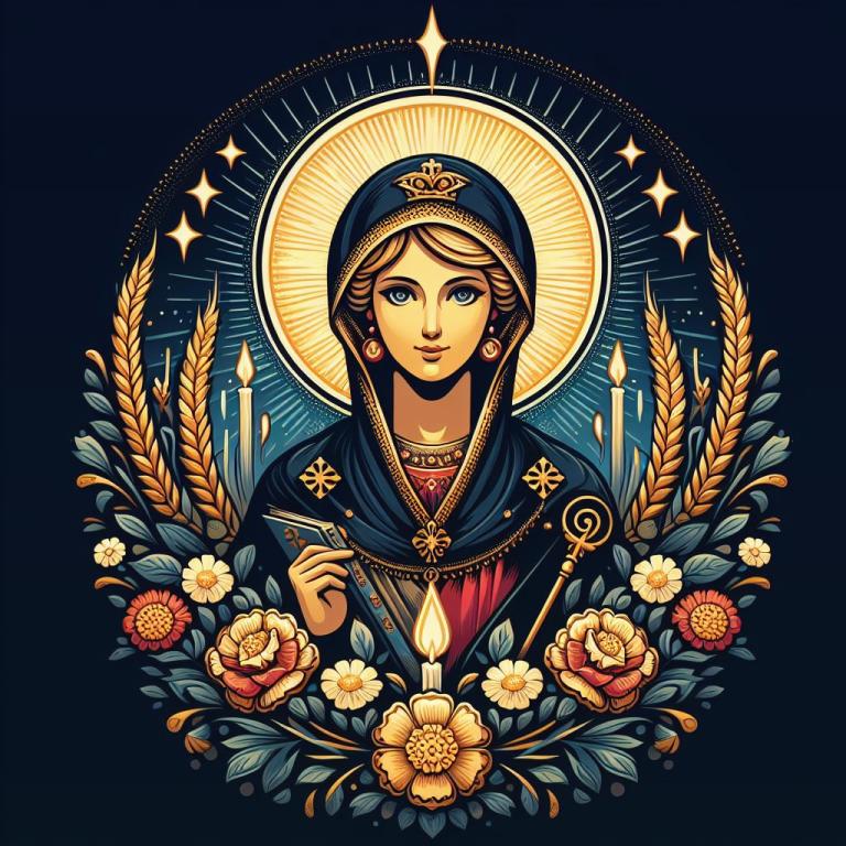 Икона святой Натальи: Описание иконы