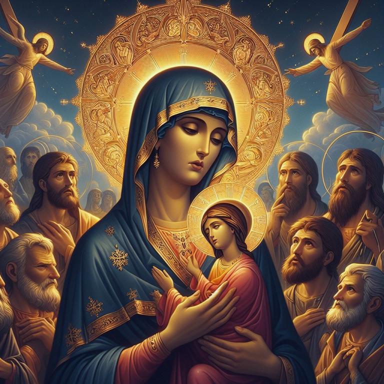 Акафист и молитва иконе Божией матери «Страстная»: Икос 1