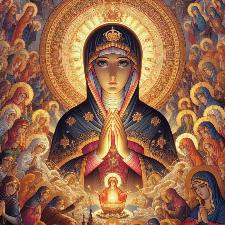 Молитвы Тихвинской иконе Божьей Матери: История иконы
