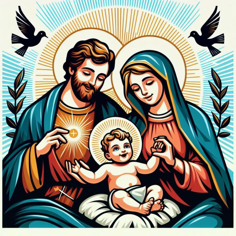 Икона «Святое семейство»: В чем помогает икона «Святое семейство»