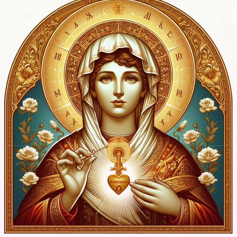 Икона святой блаженной Ксении Петербургской: Описание