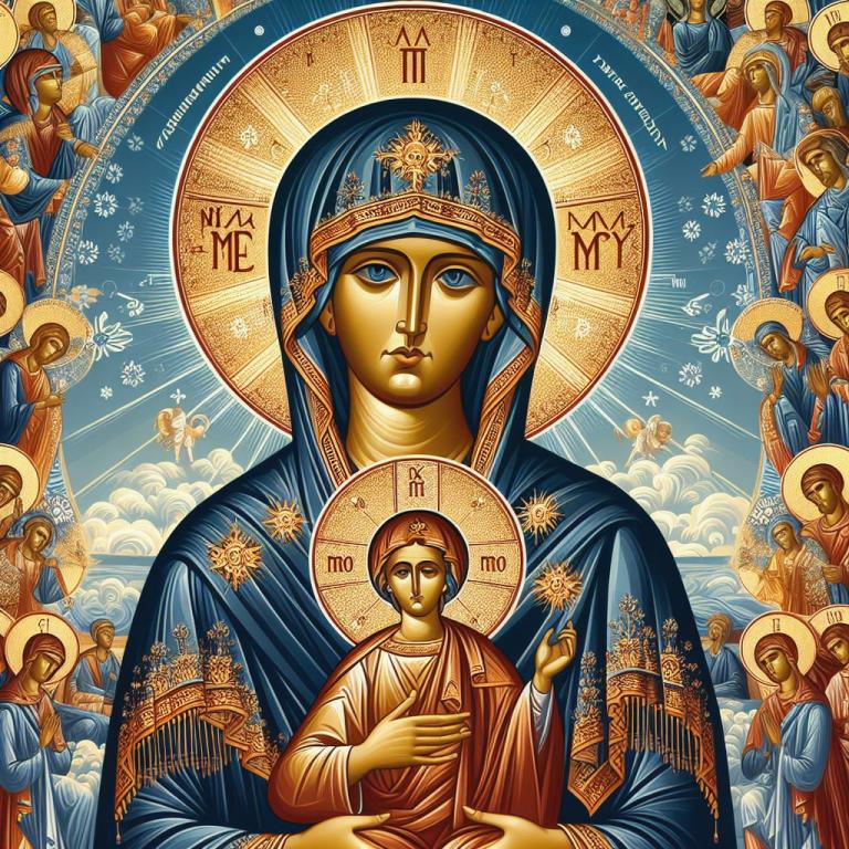 Византийская икона Божией Матери: Значение иконы Божьей Матери в жизни верующих