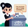 Можно ли похоронить домашнее животное на человеческом кладбище