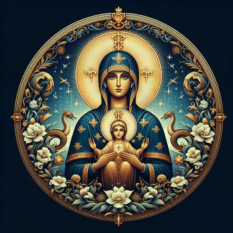 Икона Божией Матери «Оранта»: В чем помогают иконы «Оранта» («Панагия»)