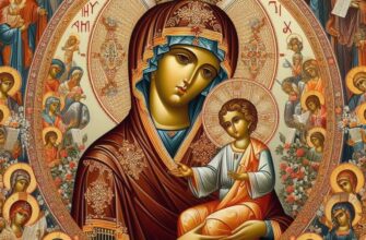 Византийская икона Божией Матери