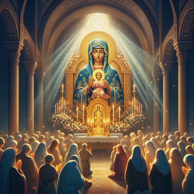 Молитвы перед иконой Божьей Матери: История происхождения иконы «Ключ Разумения»