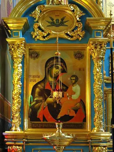 грузинская икона божьей матери