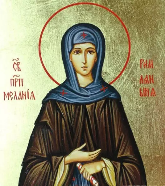 Икона святой Мелании
