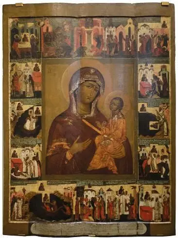 Икона Богородицы Лиддской из Борисоглебского монастыря.