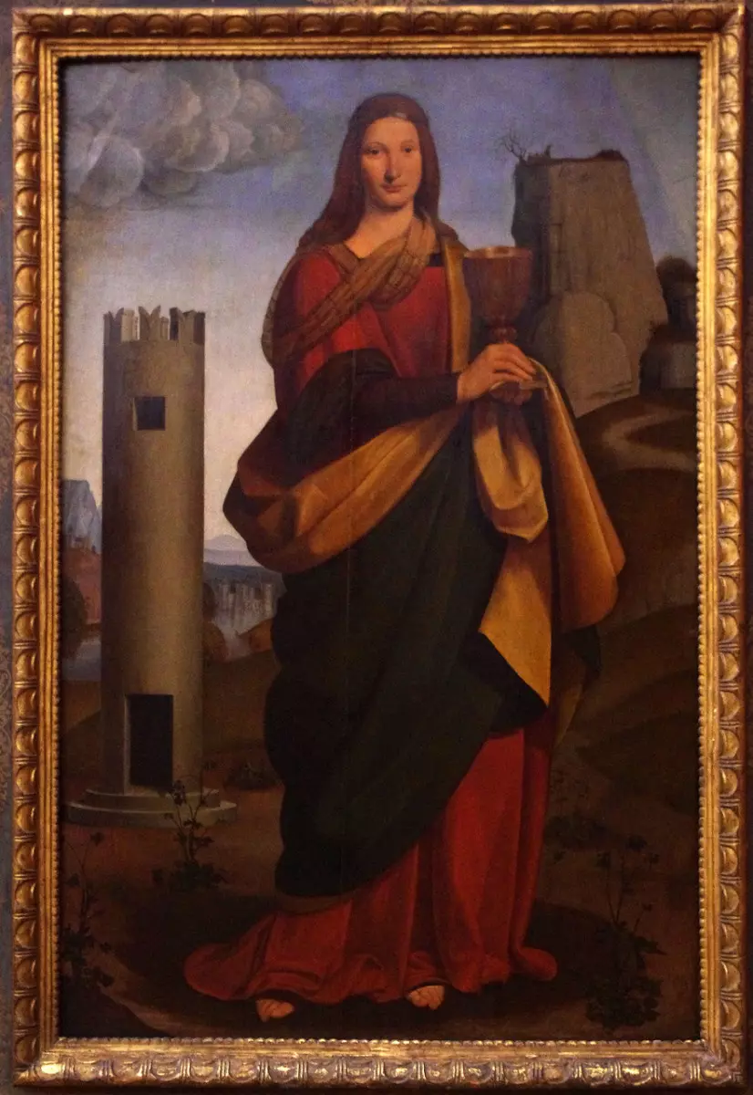 Святая Барбара. Джованни Антонио Больтраффио. 1502