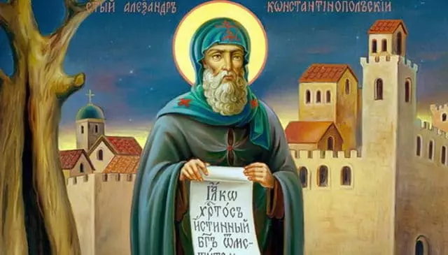 Житие святого преподобного Александра Константинопольского