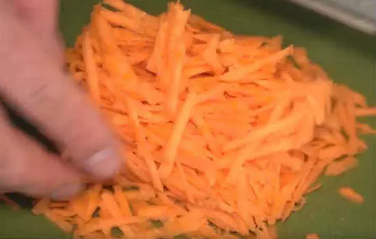 три натертые моркови