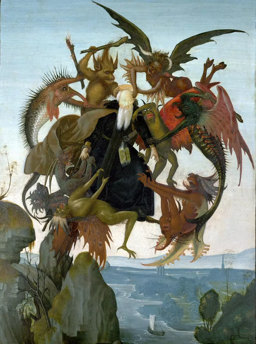 Пытка святого Антония. Микеланджело Буонарроти