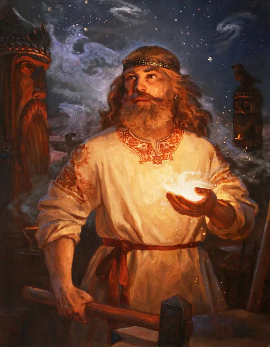 Бог Сварог, художник Андрей Шишкин