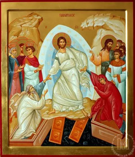икона воскресения христа