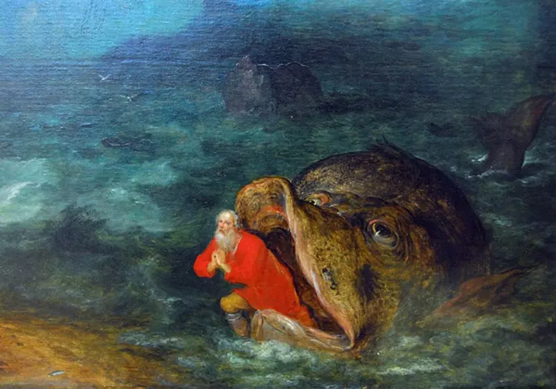 История «пророк Иона в чреве кита»