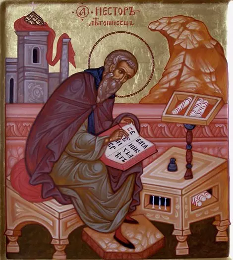 преподобный летописец Нестор, монах Киево-Печерской лавры