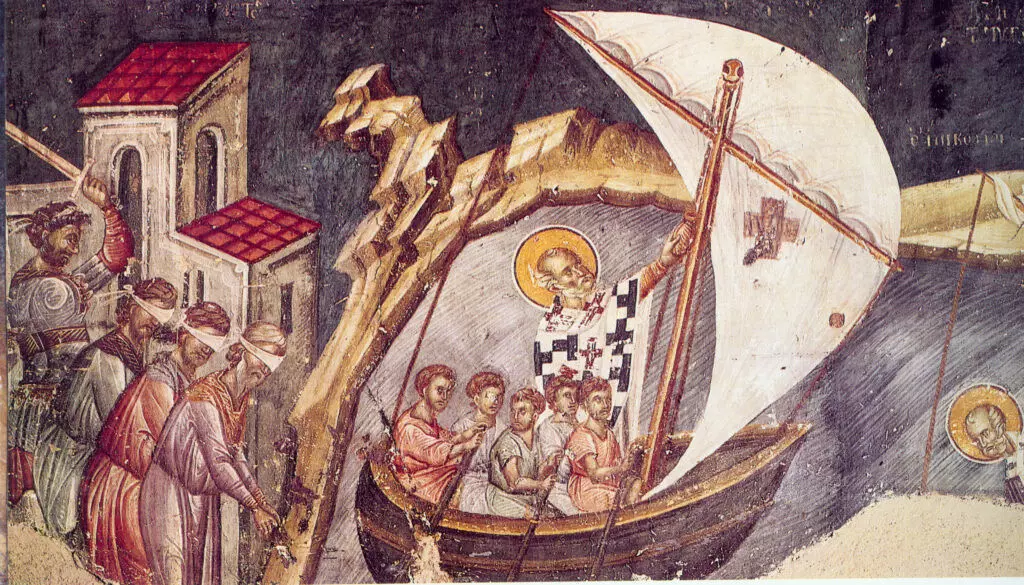святой Николай спасает моряков